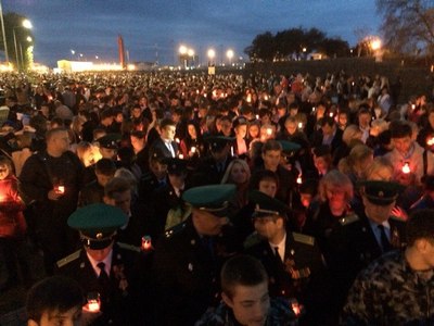 Тысячи сочинцев зажгли «Свечи памяти» 