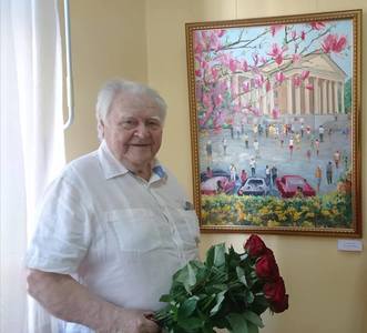 Сочинский художник Виталий Яблоновский отметил 90-летний юбилей
